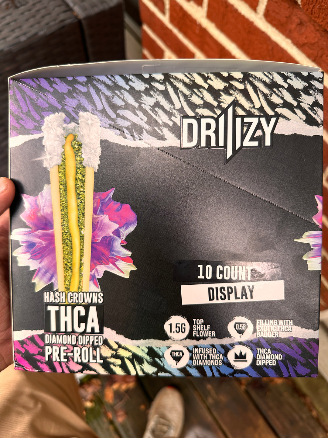 Drizzy Hash Crown – THCA Diamond-Tipped Pre-Roll