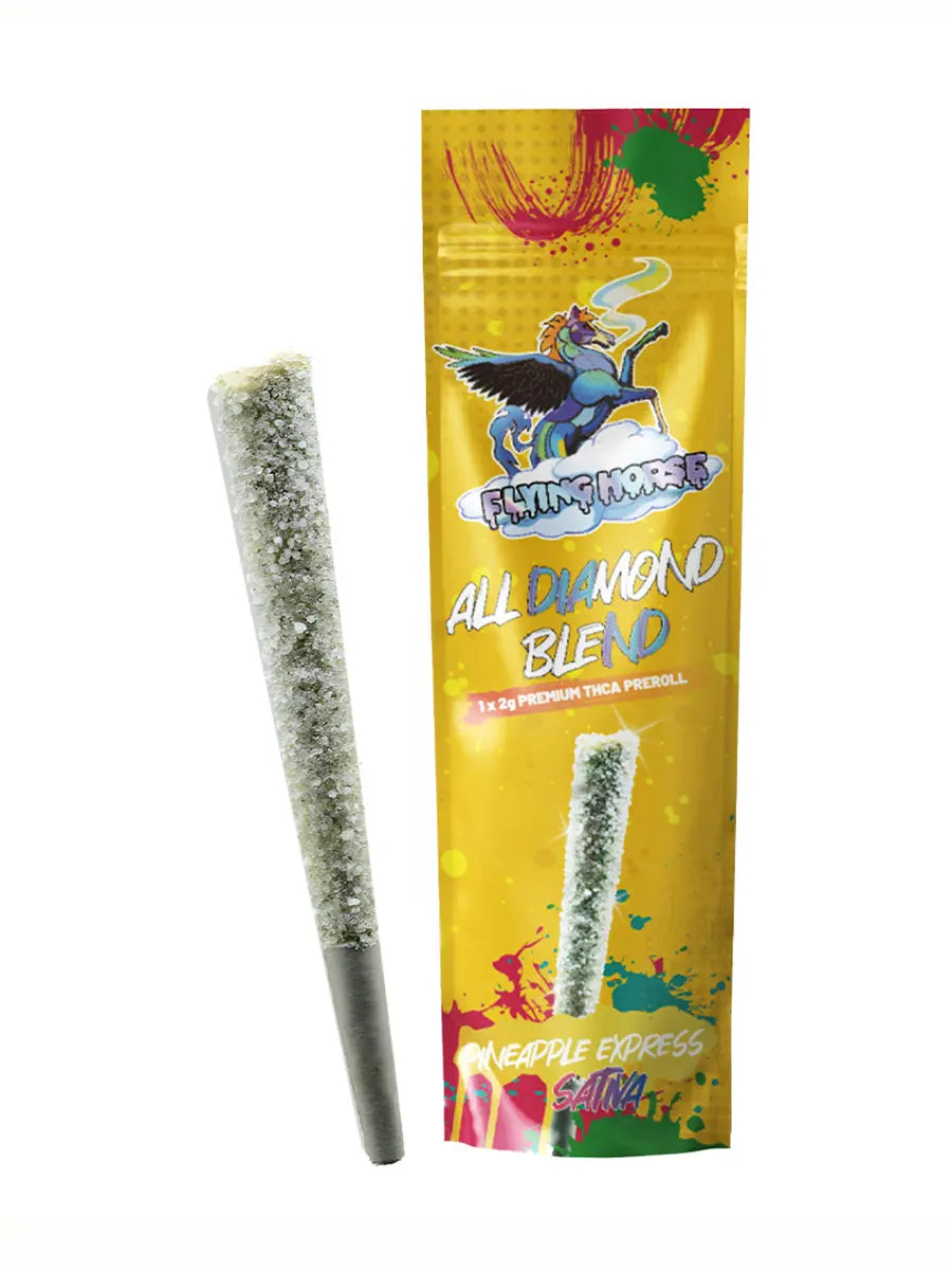 Flying Horse All Diamond THCP Preroll Single